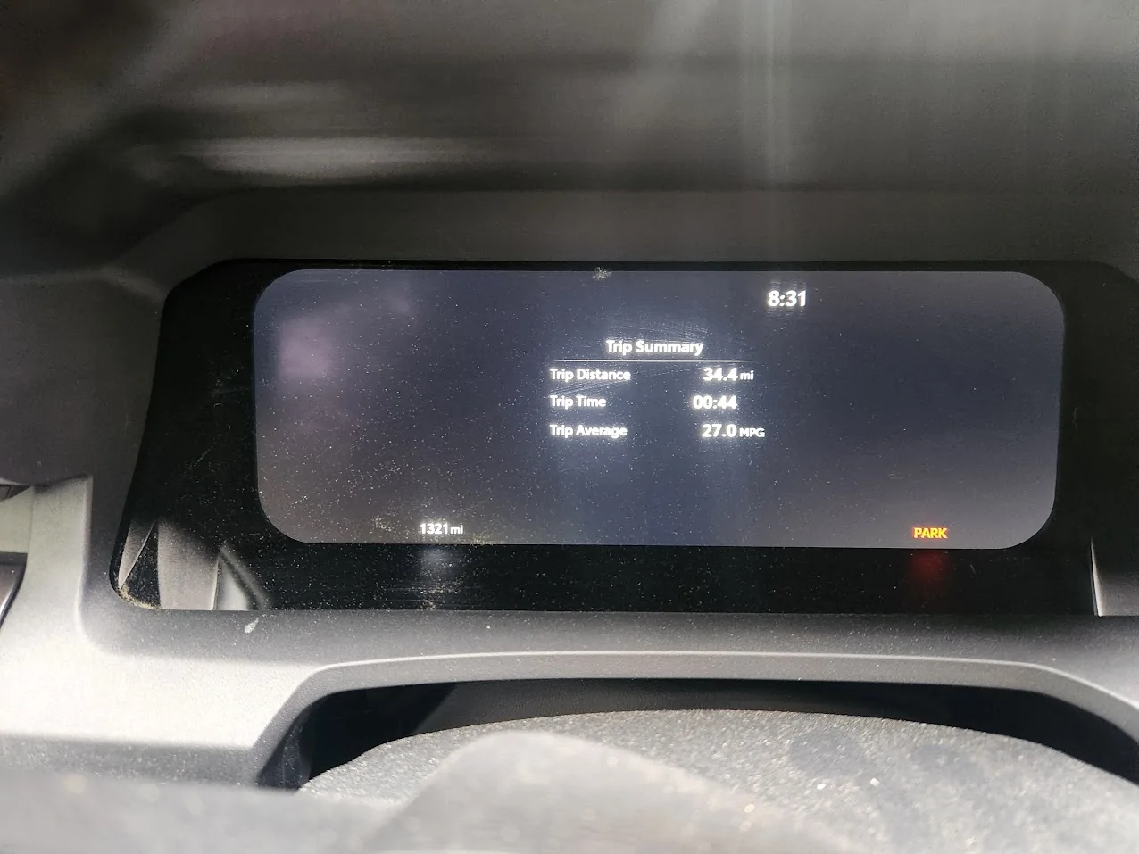 2025 2026 4runner 6th gen Gas mileage MPG from 120 journey 20250628_083133