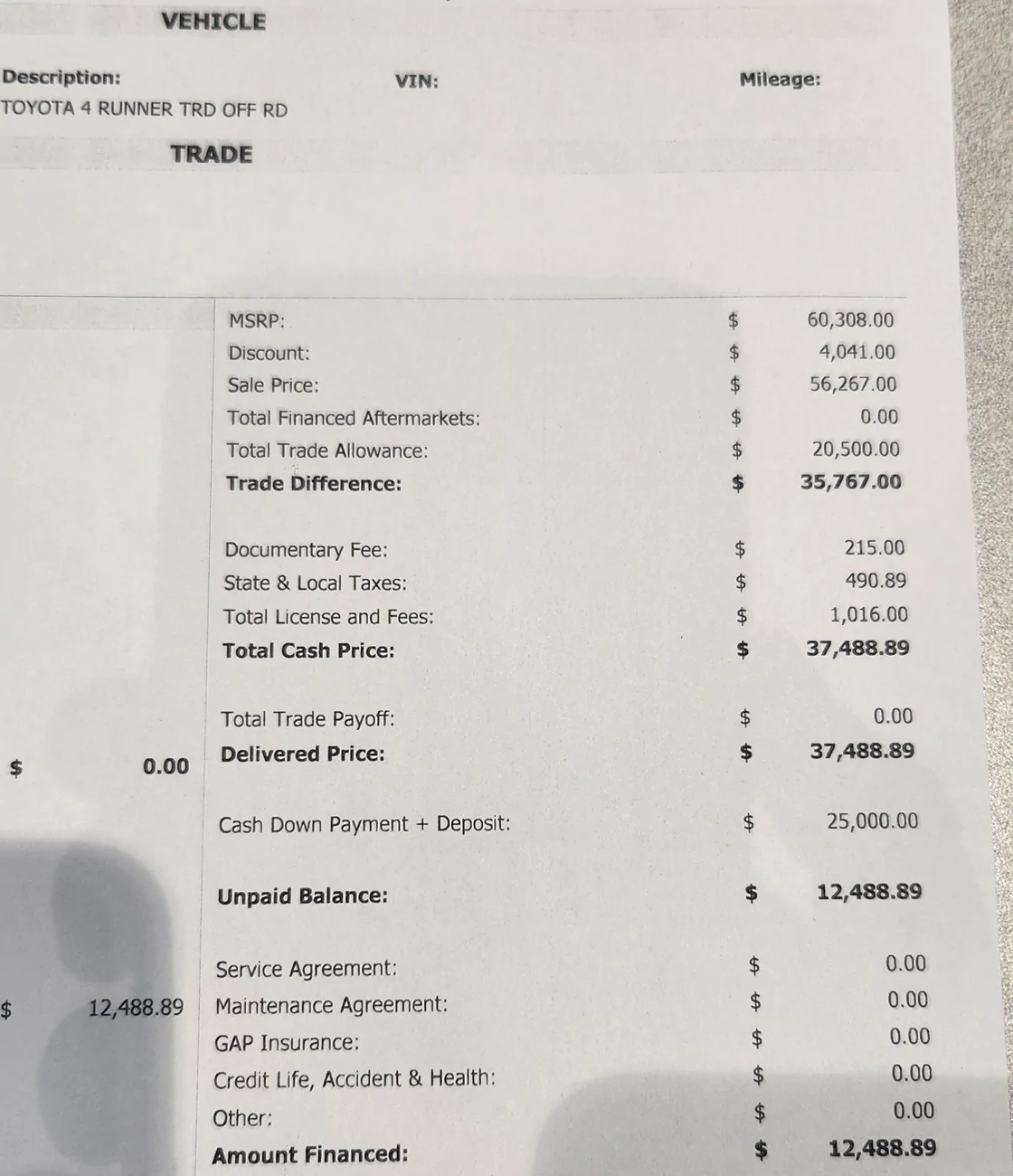 2025 2026 4runner 6th gen What are people actually paying for their 4Runners right now? 20260527_141207