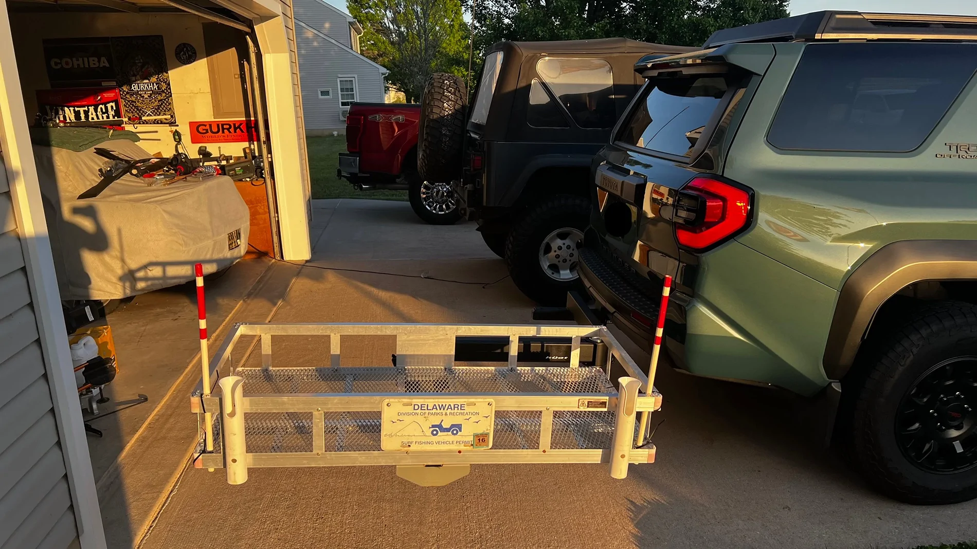 2025 2026 4runner 6th gen Recommendations on trailer hitch storage rack IMG_3980