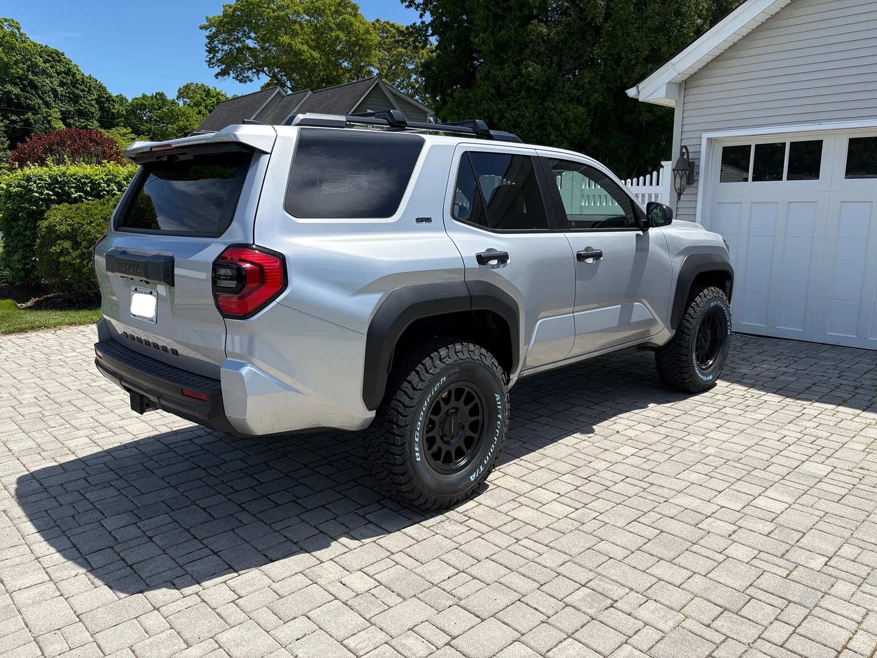 2025 2026 4runner 6th gen Silver SR5 (7 seater) Build- Bilstein 6112 / 6100, Westcott Designs rear pucks, Method 703 +35 offset, 285/75R17 BFG KO3 IMG_4002