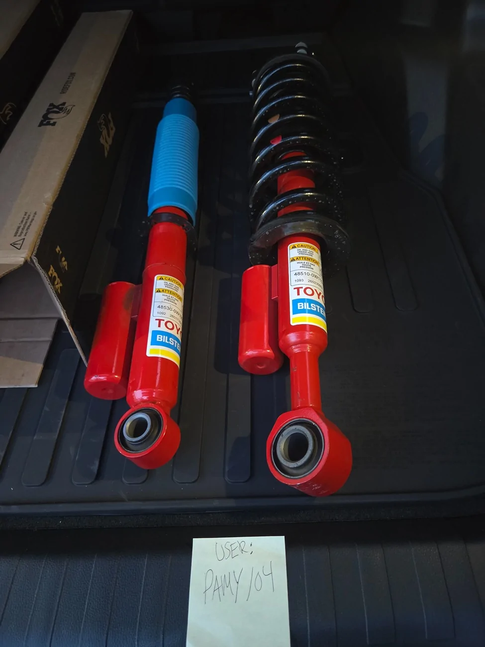 2025 2026 4runner 6th gen FS: 2026 OEM Bilstein Shock Set (4) Nashville -$300 20260528_200418