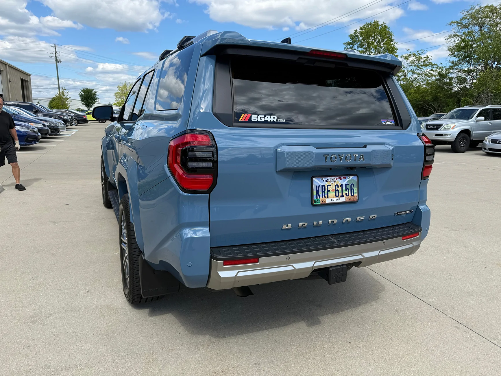 2025 2026 4runner 6th gen 25 Limited Heritage Blue - Added 1" Spider Trax Spacers IMG_1056