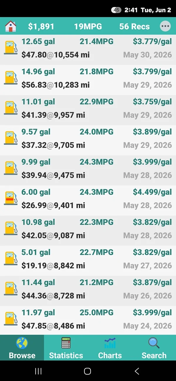 2025 2026 4runner 6th gen My 4k miles trip in my 2025 Platinum - experience & MPG stats Screenshot_20260602_144154