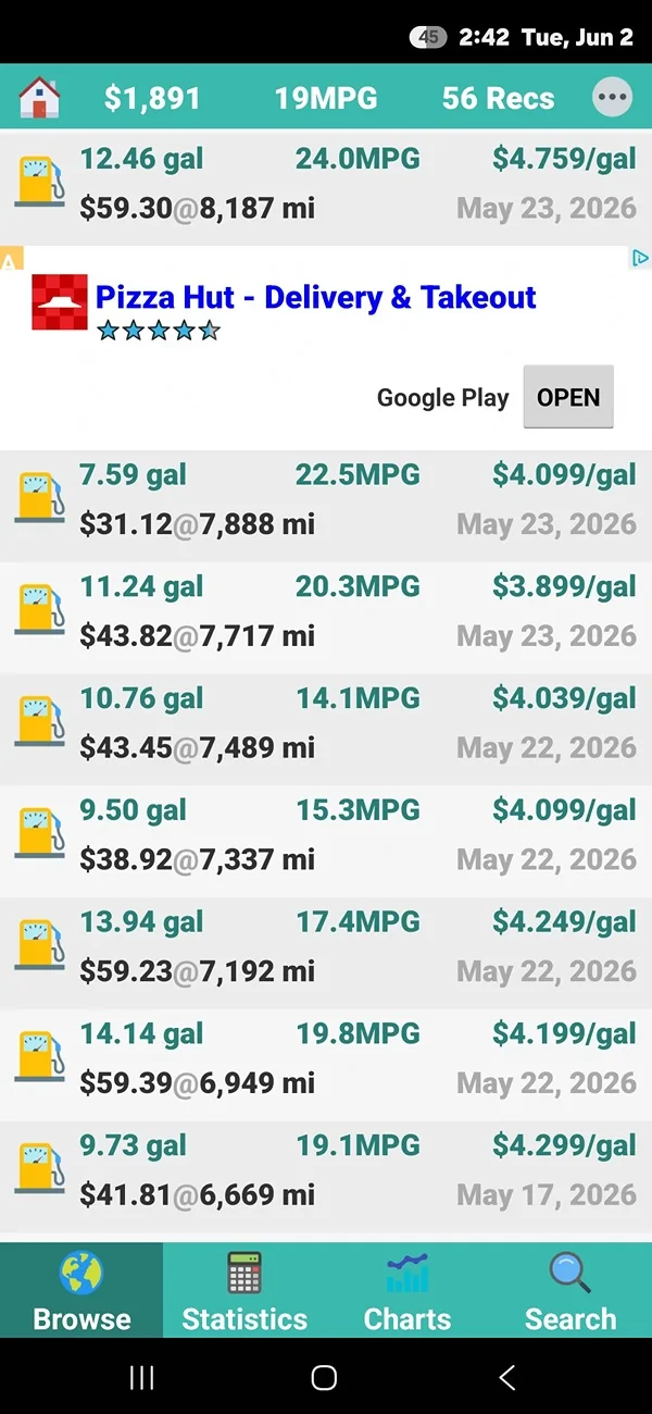 2025 2026 4runner 6th gen My 4k miles trip in my 2025 Platinum - experience & MPG stats Screenshot_20260602_144207