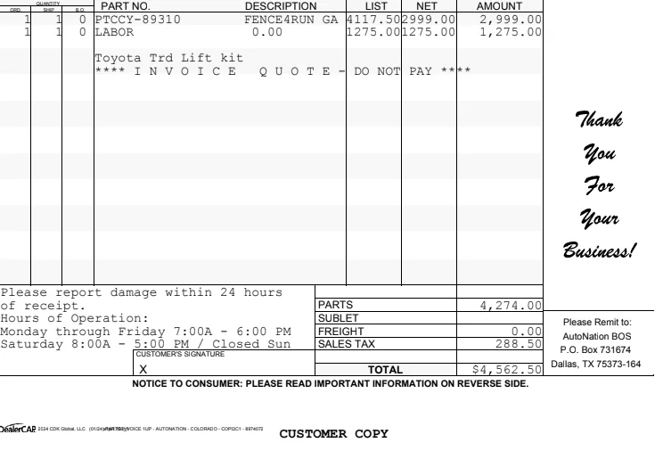 2025 2026 4runner 6th gen Any updates on OEM 2.5" TRD Suspension Lift? 1780756401316-z5