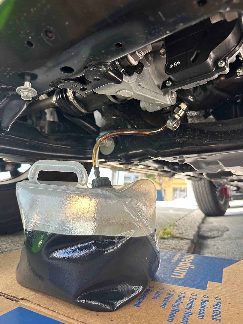 2025 2026 4runner 6th gen 2k Oil Change with ValvoMax drain plug IMG_9462