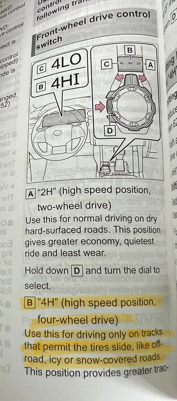 2025 2026 4runner 6th gen Drive Mode during Winter FullSizeRender