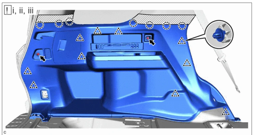 2025 2026 4runner 6th gen How to get access to the plastic under the rear side window? 1781208182220-qq