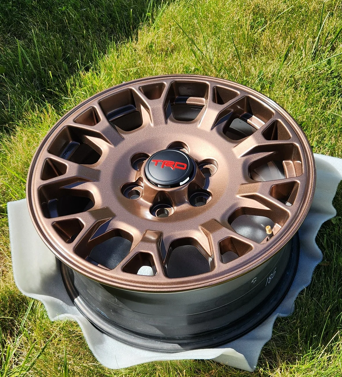 2025 2026 4runner 6th gen Painted the 6th gen TRD wheels bronze wheels 20260612_161347