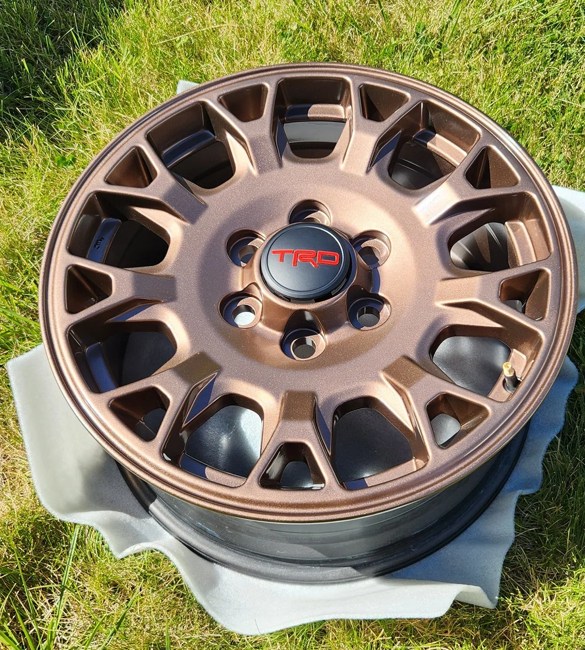 2025 2026 4runner 6th gen Painted the 6th gen TRD wheels bronze wheels 20260612_161322