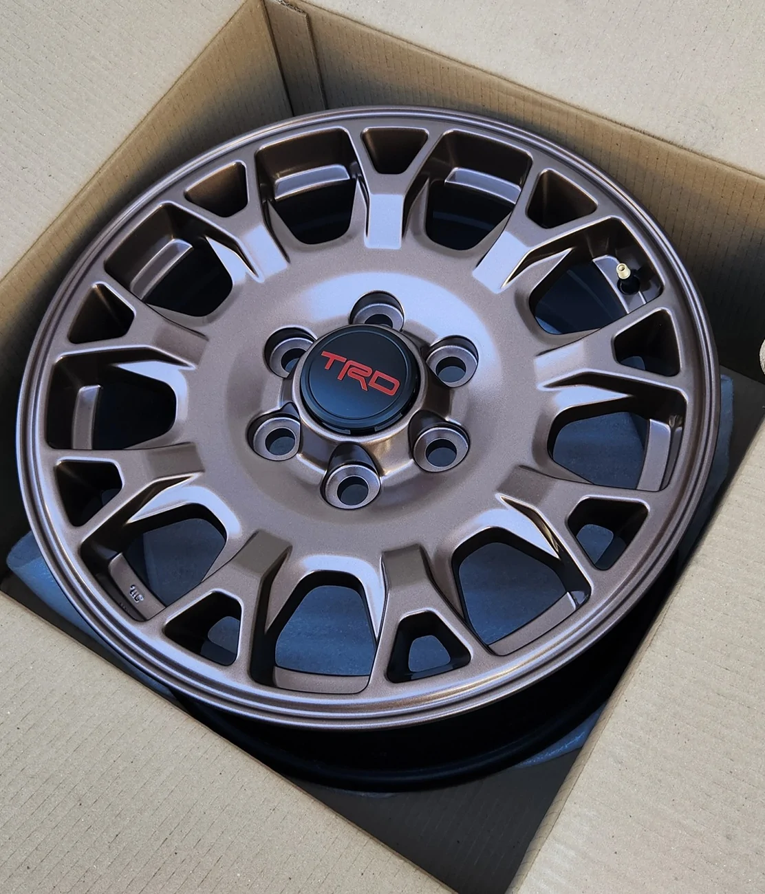 2025 2026 4runner 6th gen Painted the 6th gen TRD wheels bronze wheels 20260612_161609