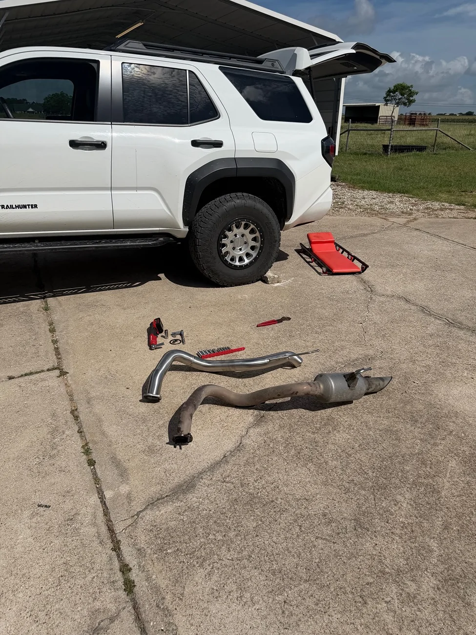 2025 2026 4runner 6th gen SXTH Element Trail Pipe installed IMG_0214