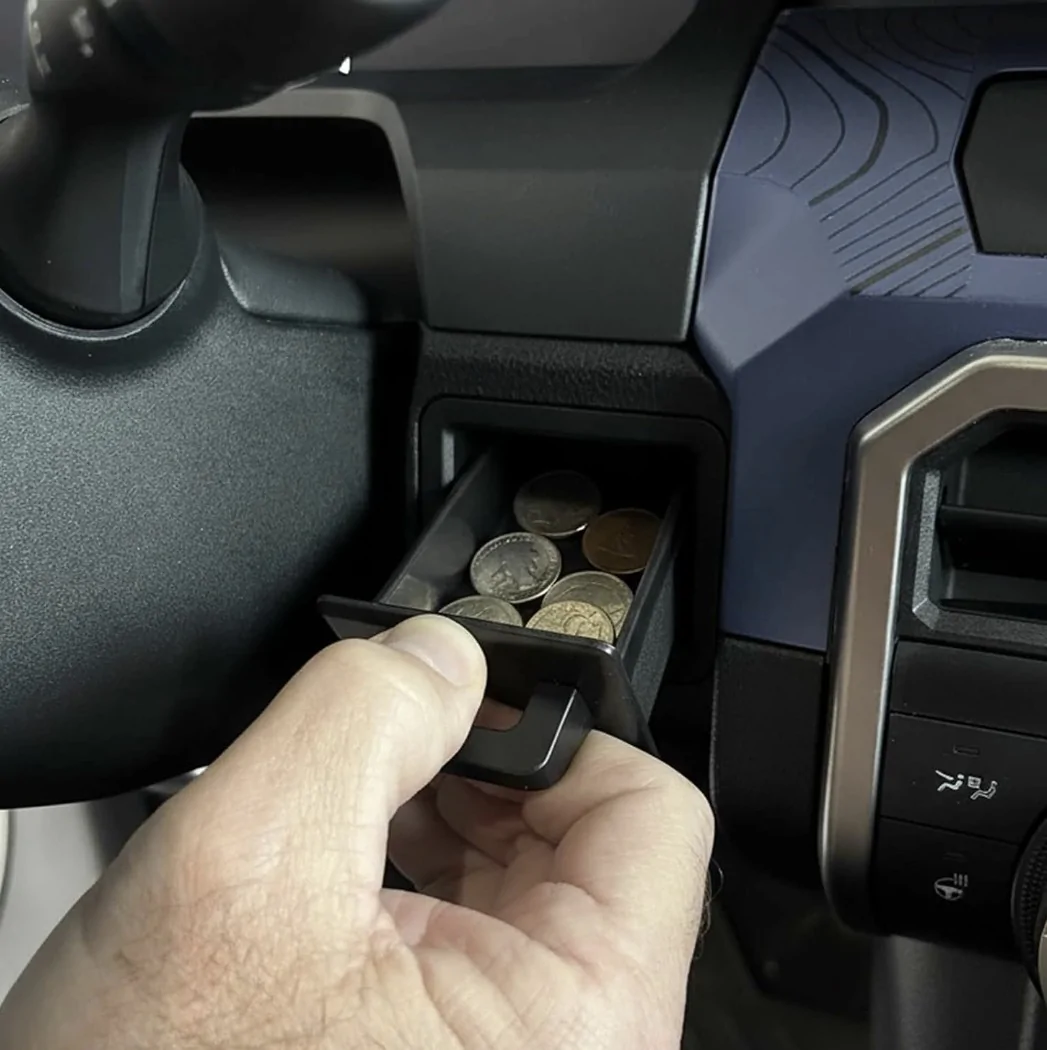 2025 2026 4runner 6th gen What are y’all doing with the dash cubby? 20260613_222344