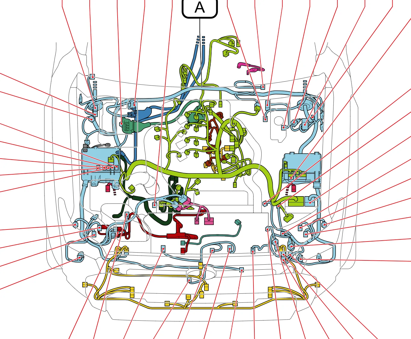 2025 2026 4runner 6th gen Harness locations under the front panel - photos 1781479268725-sg