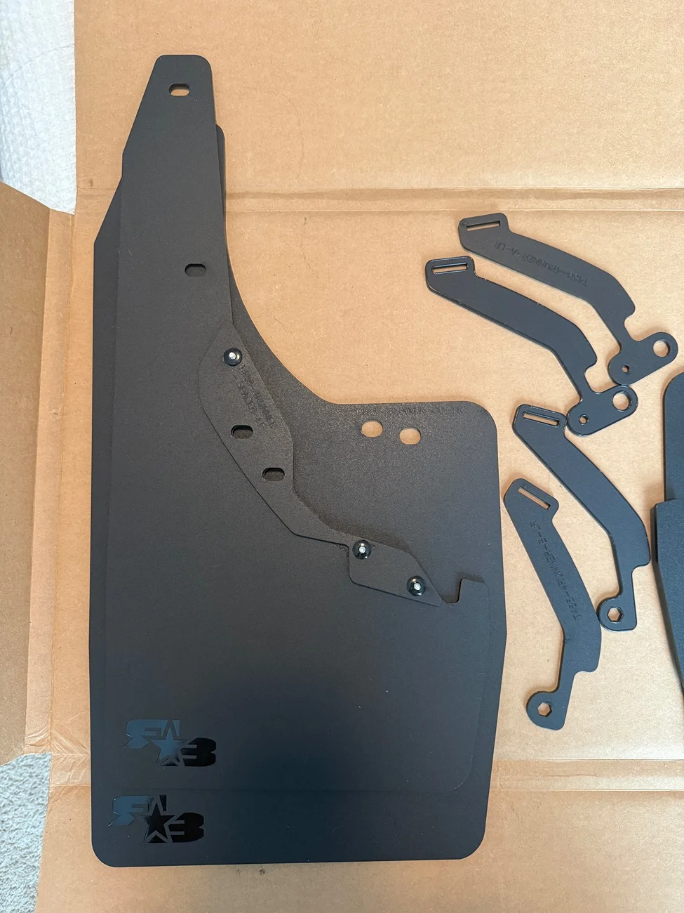 2025 2026 4runner 6th gen RokBlokz Rally Mud Flaps (Black Logo) IMG_1004