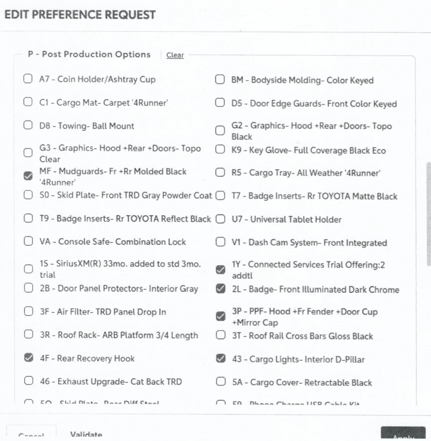 2025 2026 4runner 6th gen My Journey For A 2nd Platinum 2026-06-26 4Runner Allocation Reserve Request 04 resized