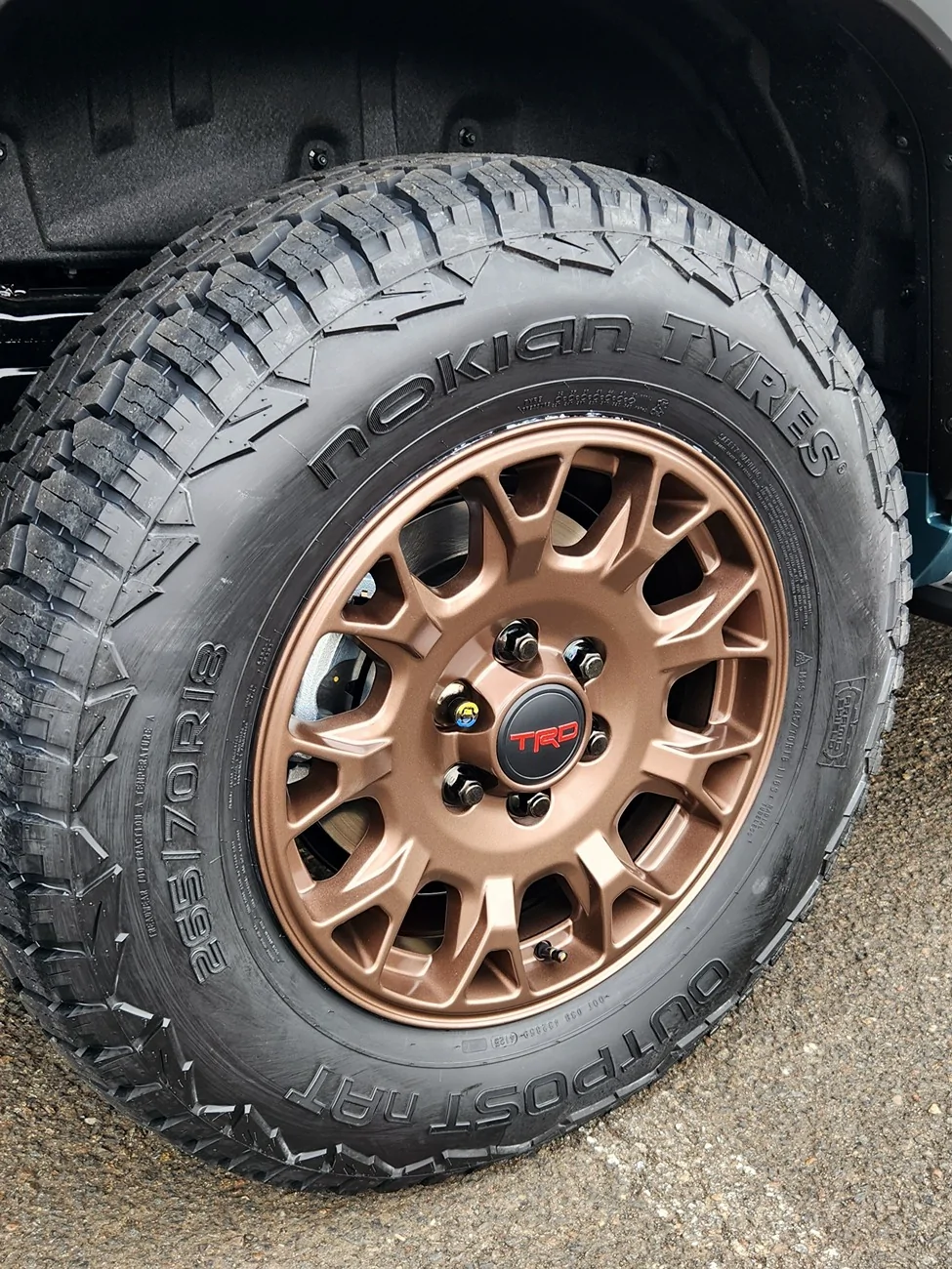 2025 2026 4runner 6th gen Painted the 6th gen TRD wheels bronze wheels 20260629_115024