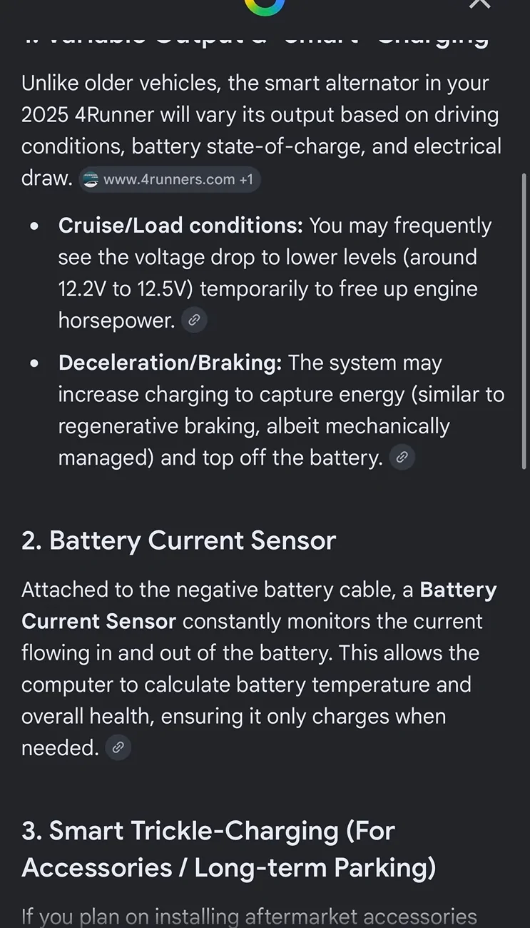 2025 2026 4runner 6th gen Battery issues? IMG_5598