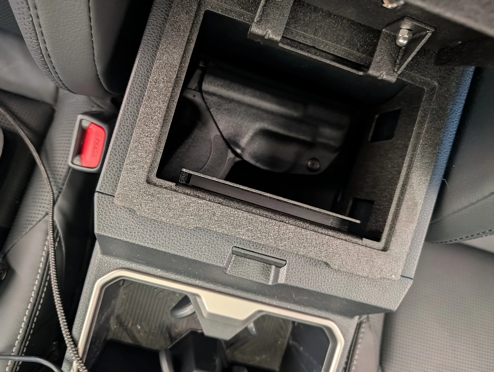 2025 2026 4runner 6th gen Recommended areas for 3rd party gun safes? PXL_20260704_174810149