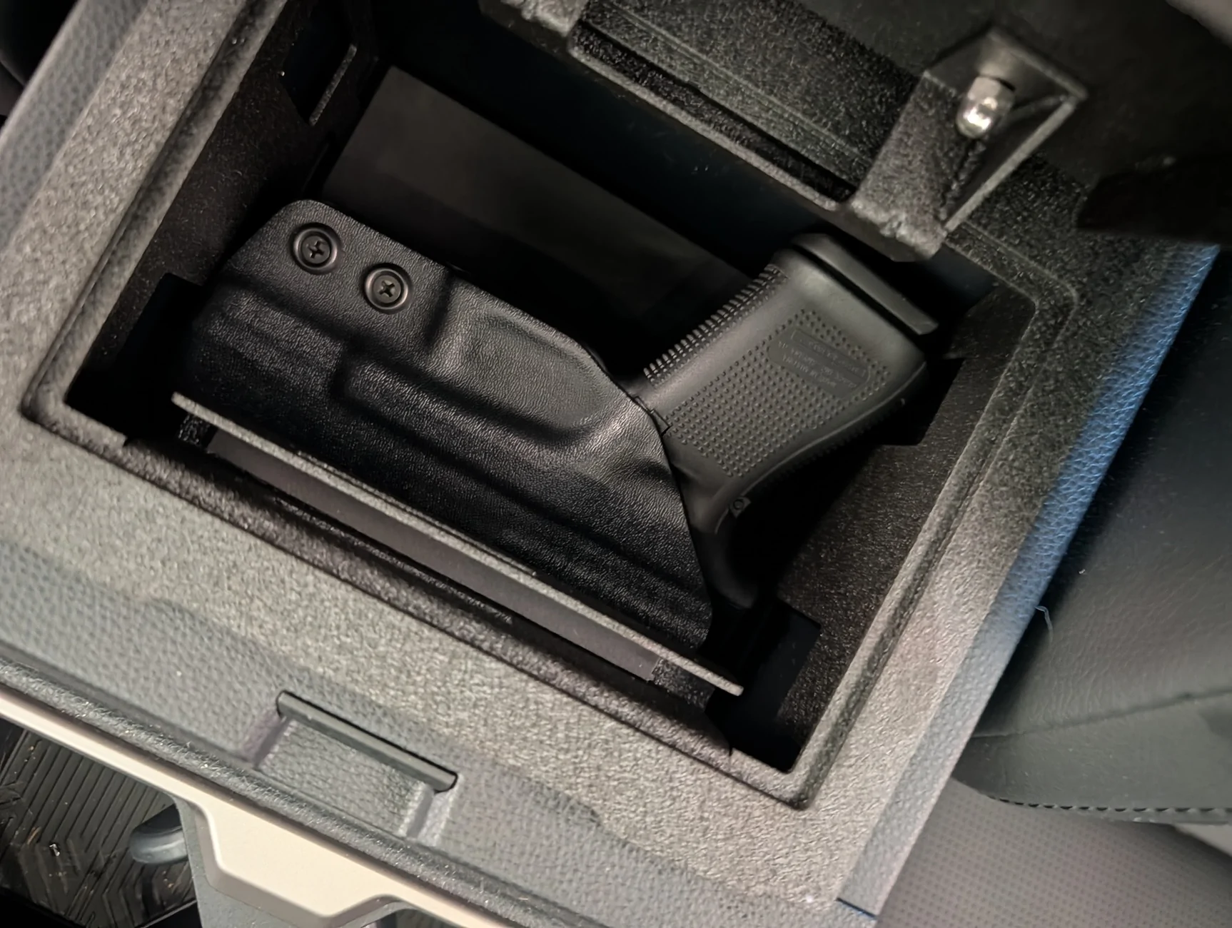 2025 2026 4runner 6th gen Recommended areas for 3rd party gun safes? PXL_20260704_174938106