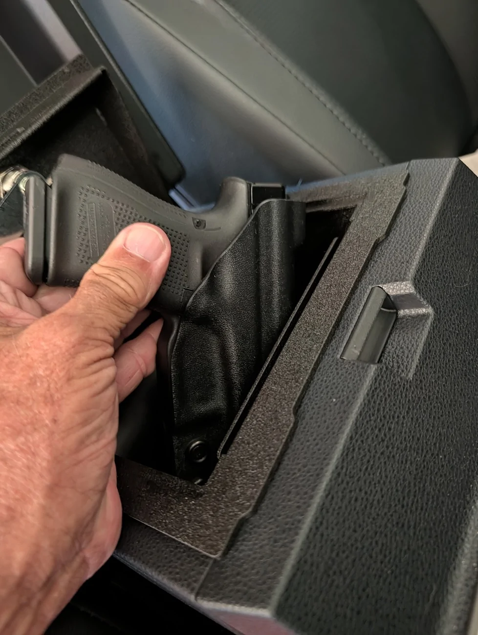 2025 2026 4runner 6th gen Recommended areas for 3rd party gun safes? PXL_20260704_175136969