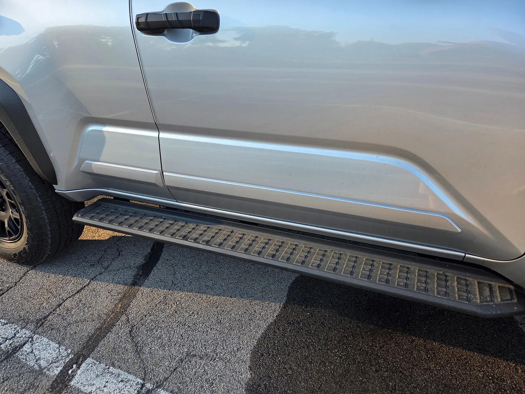 2025 2026 4runner 6th gen Body side moulding - anyone install on doors? Photos? 20260708_072916