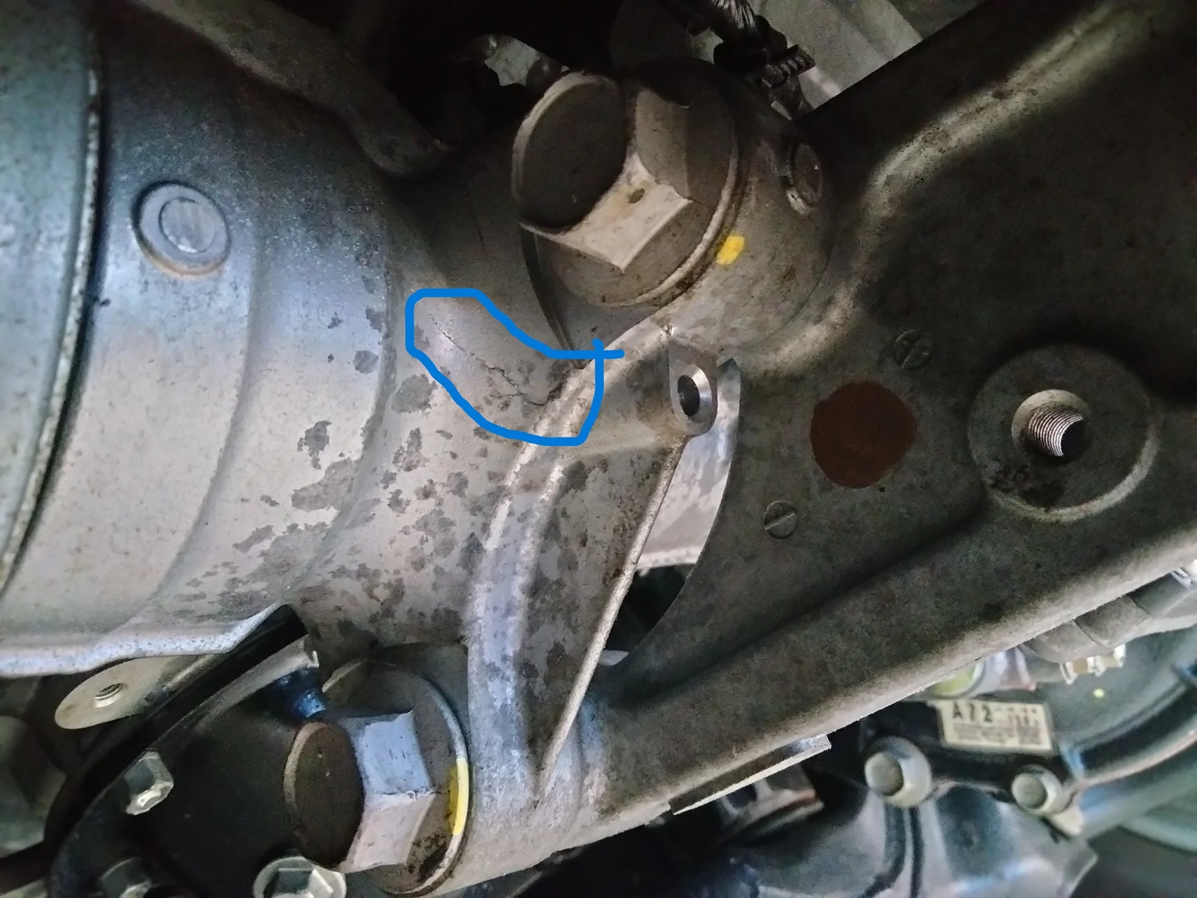 2025 2026 4runner 6th gen Small Crack Discovered While Doing Oil Change IMG20260707151302