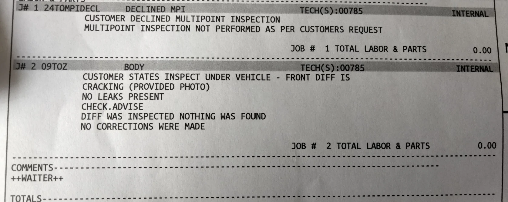 2025 2026 4runner 6th gen Small Crack Discovered While Doing Oil Change 1784227957774-mk