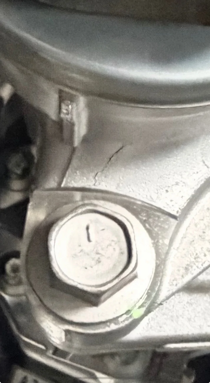 2025 2026 4runner 6th gen Small Crack Discovered While Doing Oil Change IMG_0137