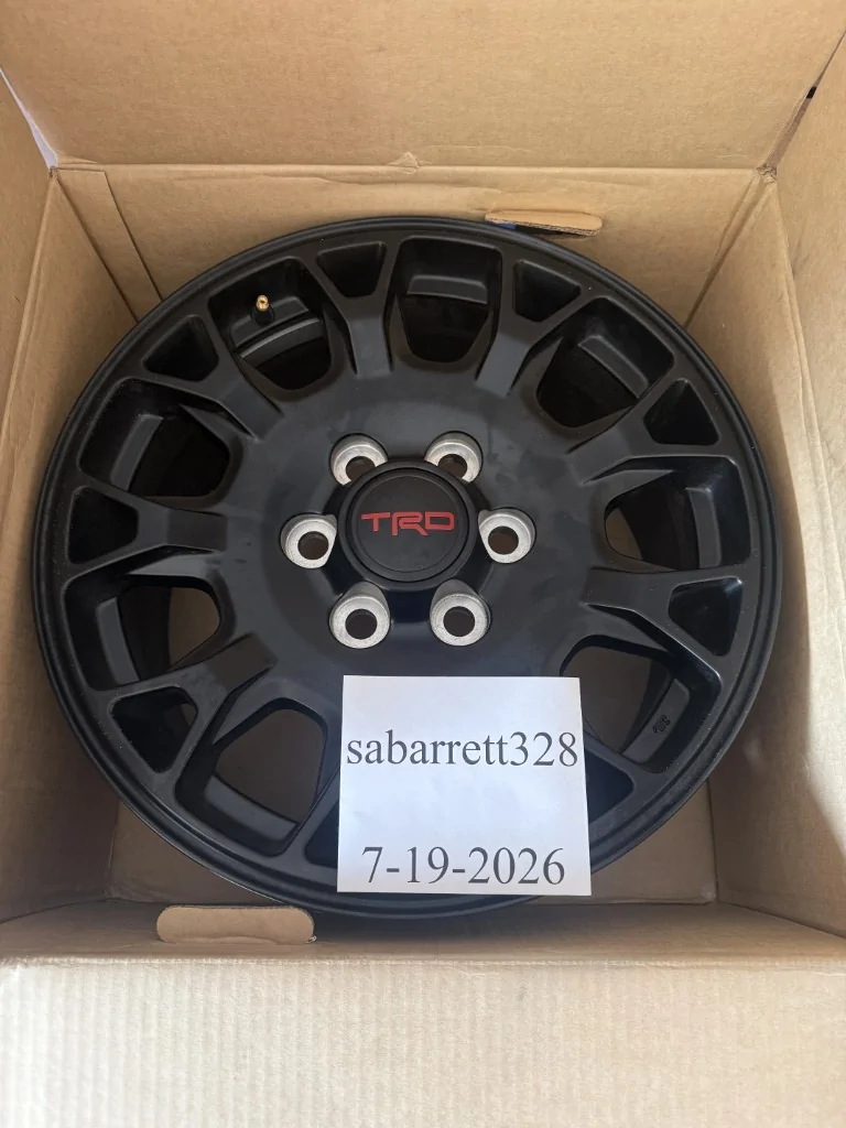 2025 2026 4runner 6th gen TRD Off Road option wheels - Michigan area 20260719_232250488_iOS (Medium)