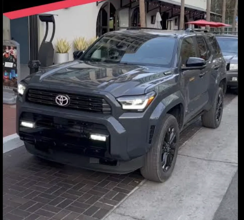 2025 2026 4runner 6th gen OEM Illuminated Front Emblem: Dark Chrome w/ Light Up LED installed [+ part number / price] 1784903841878-x0