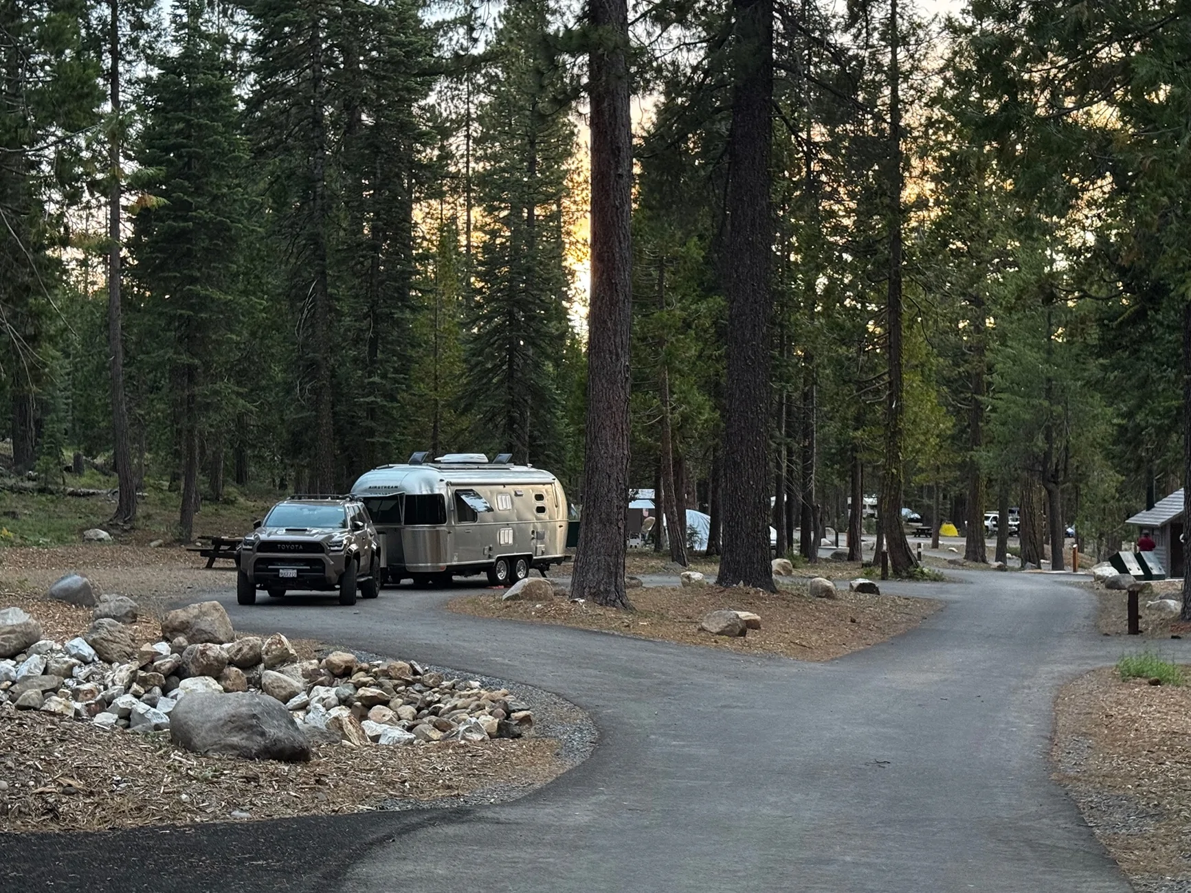 2025 2026 4runner 6th gen TRD Pro Towing 23’ Airstream to Up to Tahoe NF IMG_4444