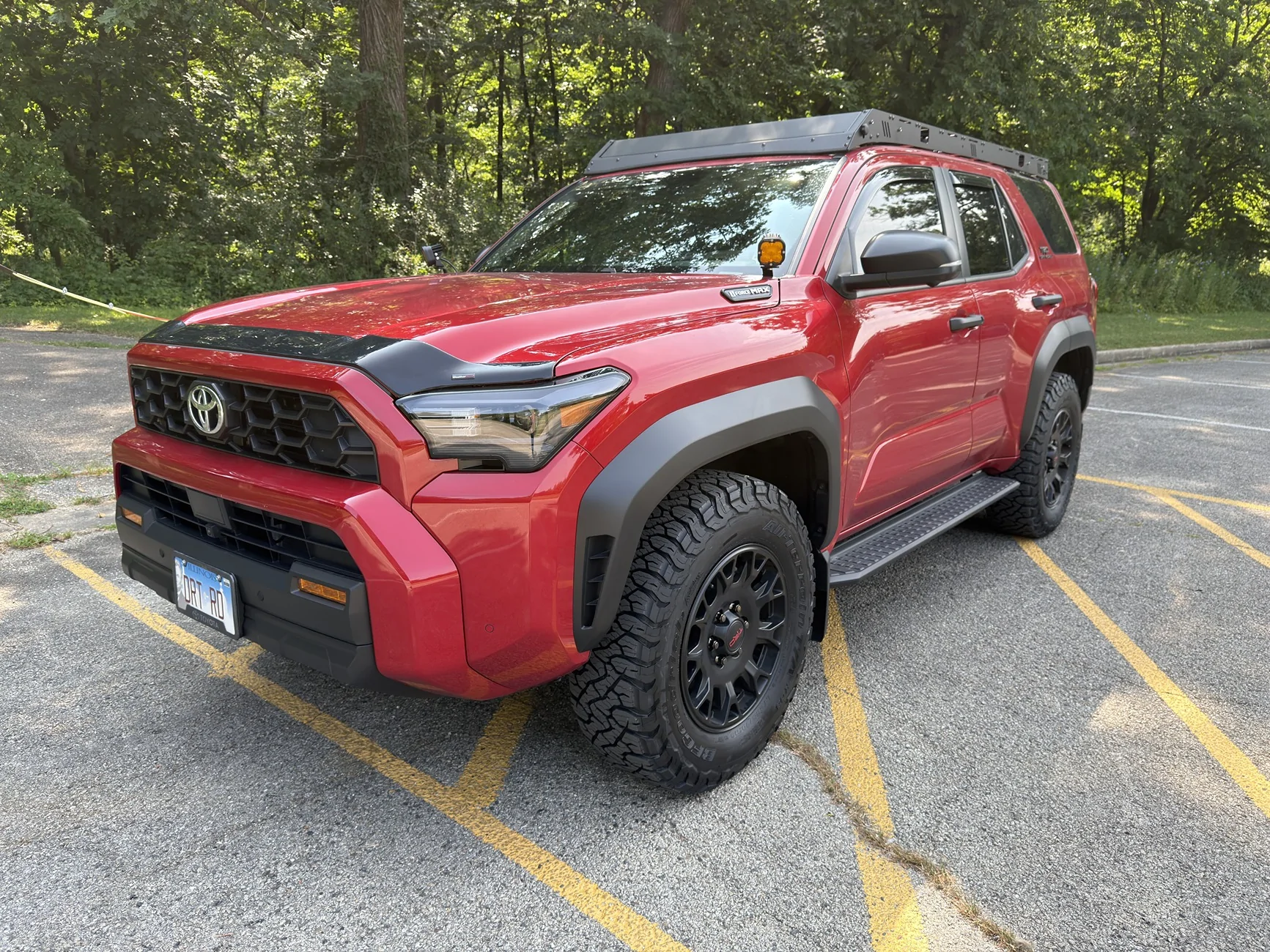 2025 2026 4runner 6th gen Latest Upgrade on Supersonic Red 2026 TRD ORP Hybrid 20260724ig