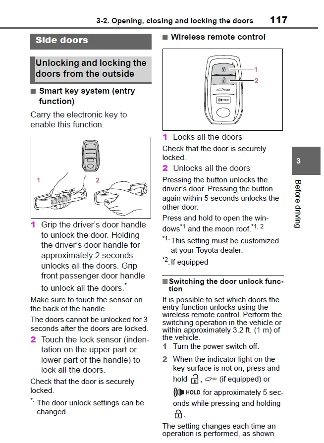 2025 2026 4runner 6th gen 2026 4Runner SR5 help fix unlocking rear passenger doors with touch unlocking 1785177425715-fx