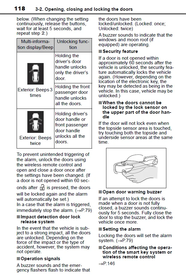 2025 2026 4runner 6th gen 2026 4Runner SR5 help fix unlocking rear passenger doors with touch unlocking 1785177451533-f