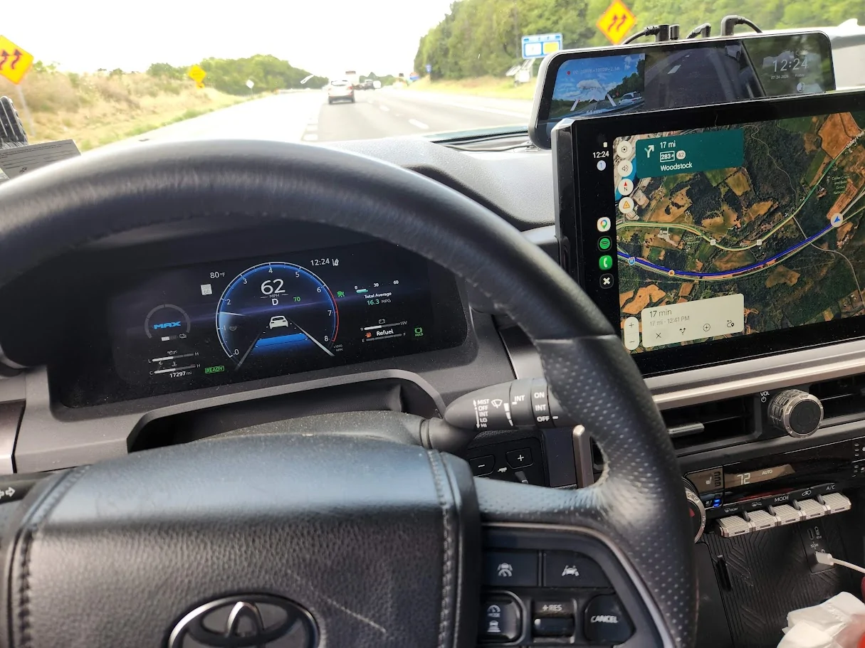 2025 2026 4runner 6th gen Real world test: miles remaining after the low fuel light is illuminated and FUEL VEHICLE message 20260724_122404