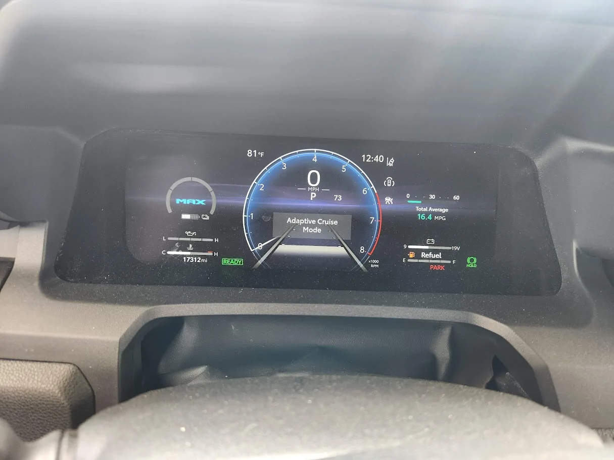 2025 2026 4runner 6th gen Real world test: miles remaining after the low fuel light is illuminated and FUEL VEHICLE message 20260724_124047