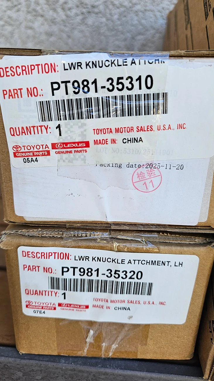 2025 2026 4runner 6th gen Any updates on OEM 2.5" TRD Suspension Lift? 20260728_191126
