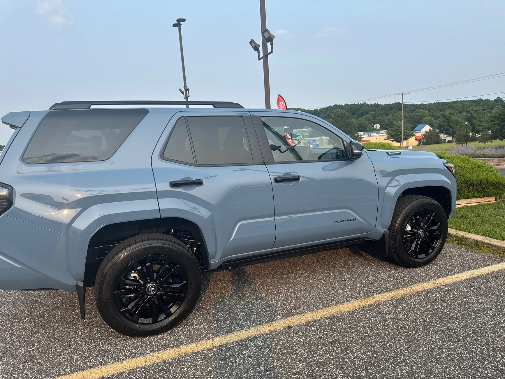 2025 2026 4runner 6th gen Just picked up a 2026 Heritage Blue Platinum - any Tire/Wheel suggestions? IMG_1270