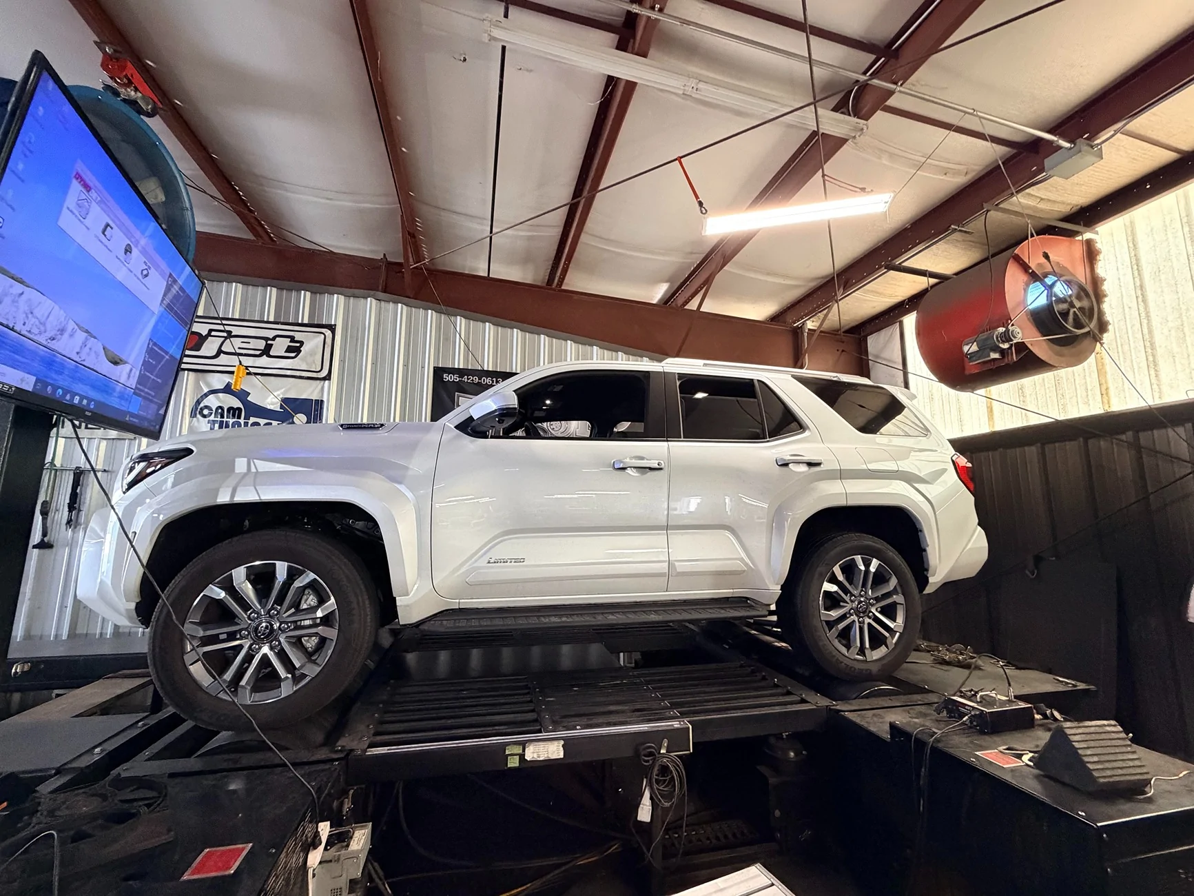 2025 2026 4runner 6th gen 2026 Hybrid 4Runner Dyno results - Custom tune vs stock (+71whp/97wtq) dyno pic