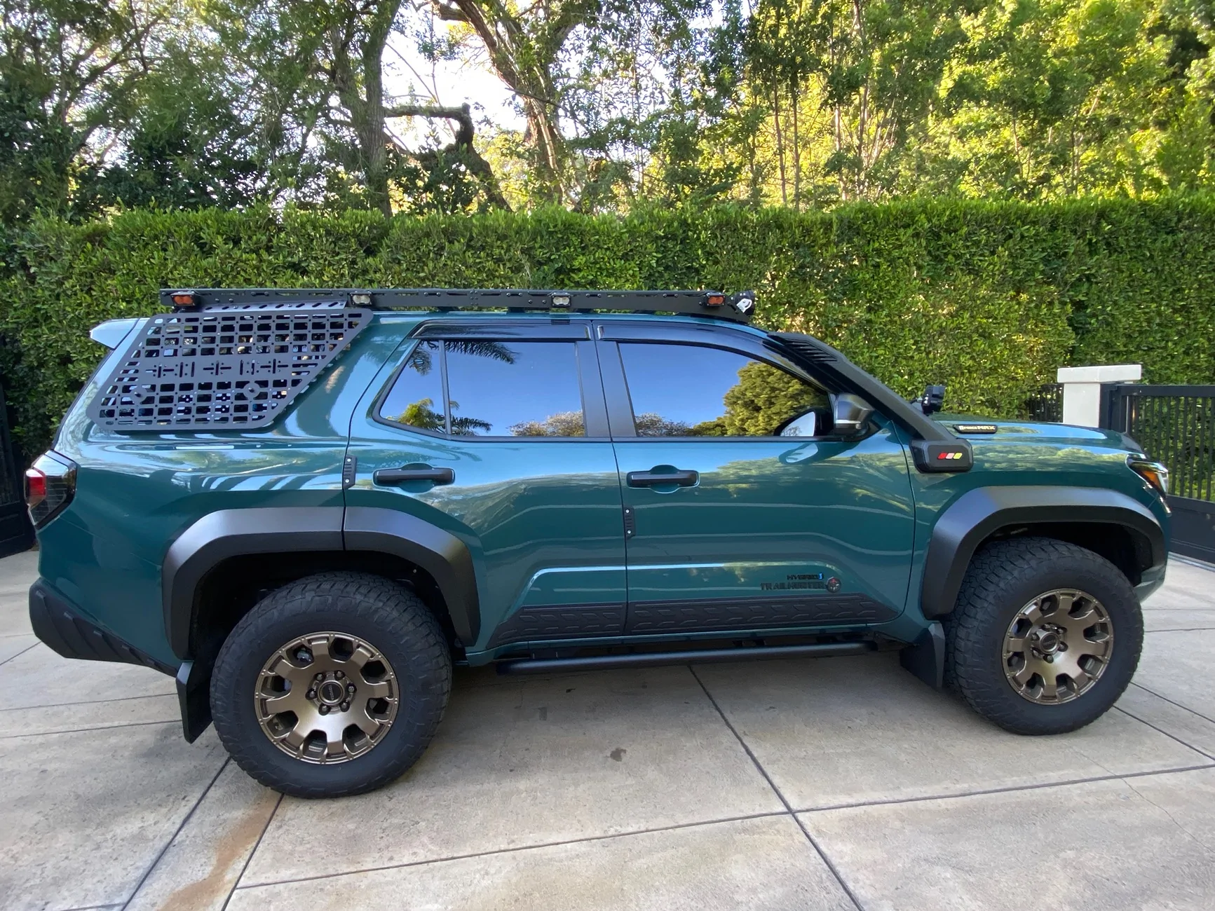 2025 2026 4runner 6th gen Trailhunter silver rear valence delete w/ black paint DIY IMG_2846