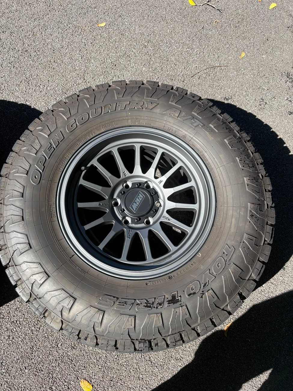 2025 2026 4runner 6th gen SOLD RRW RR7-S matte gunmetal 285/75/17 Toyo open country AT3 $1800 IMG_2564