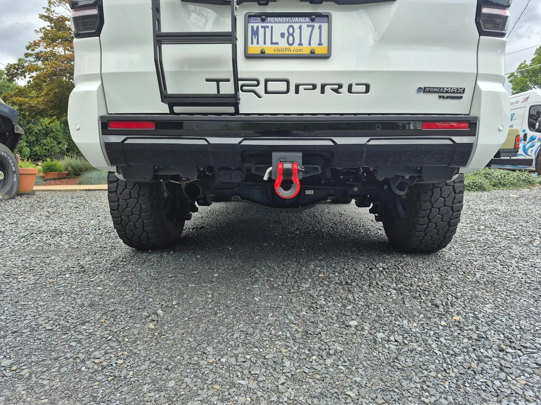 2025 2026 4runner 6th gen TRD Pro Exhaust Modification Help (5th Wheel Relocation) 20260805_155914