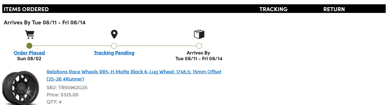 2025 2026 4runner 6th gen Be careful, ExtremeTerrain sold me wheels they claimed were in stock but they weren't. 1786225695901-yf
