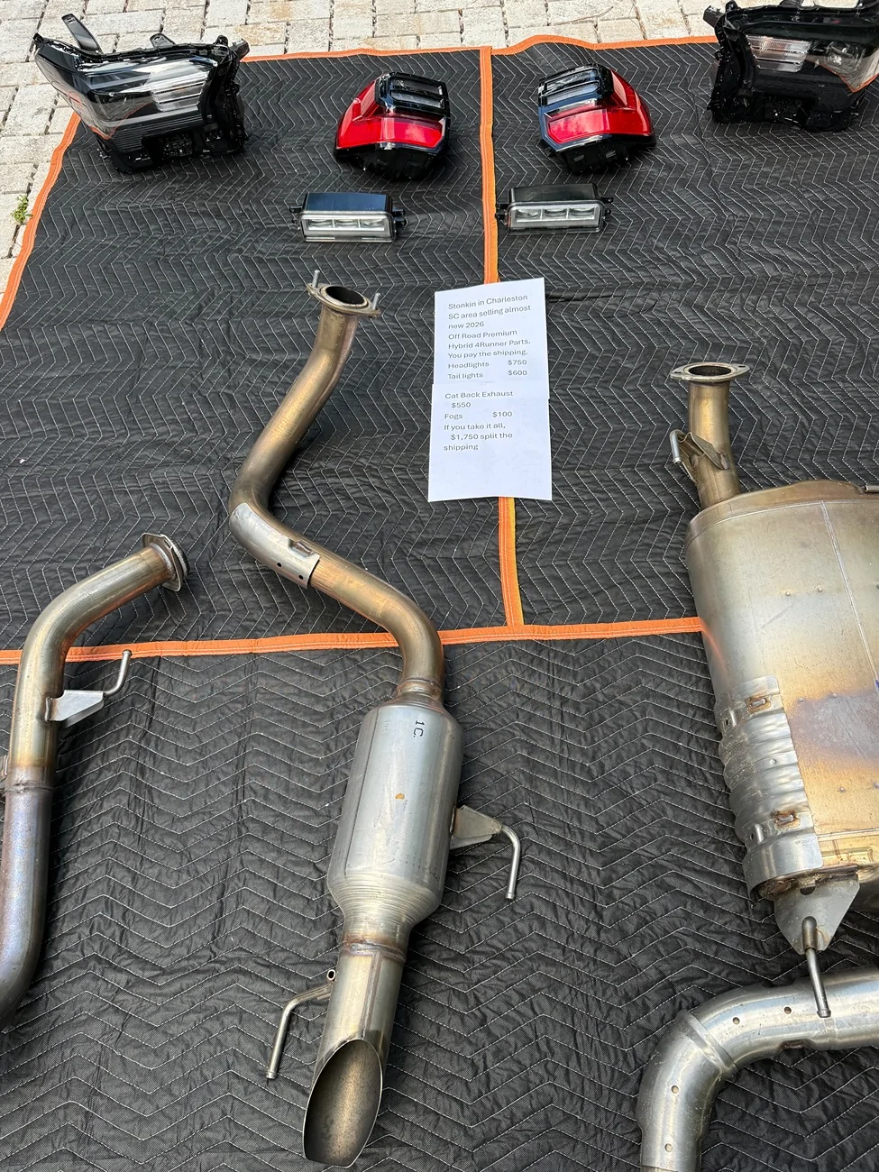 2025 2026 4runner 6th gen ‘26 4Runner ORP Hybrid cat-back exhaust like new IMG_3752