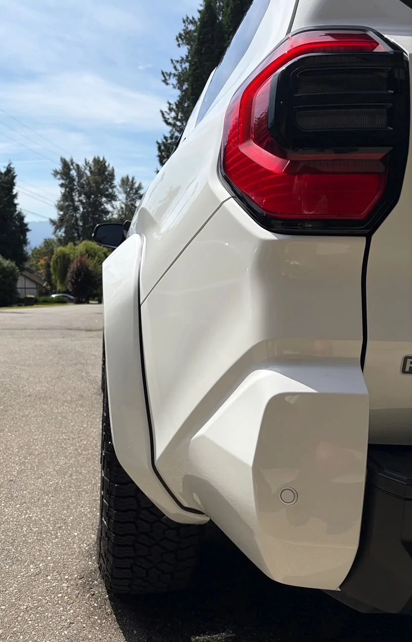 2025 2026 4runner 6th gen Rough Country Fender Flare Installed IMG_4805