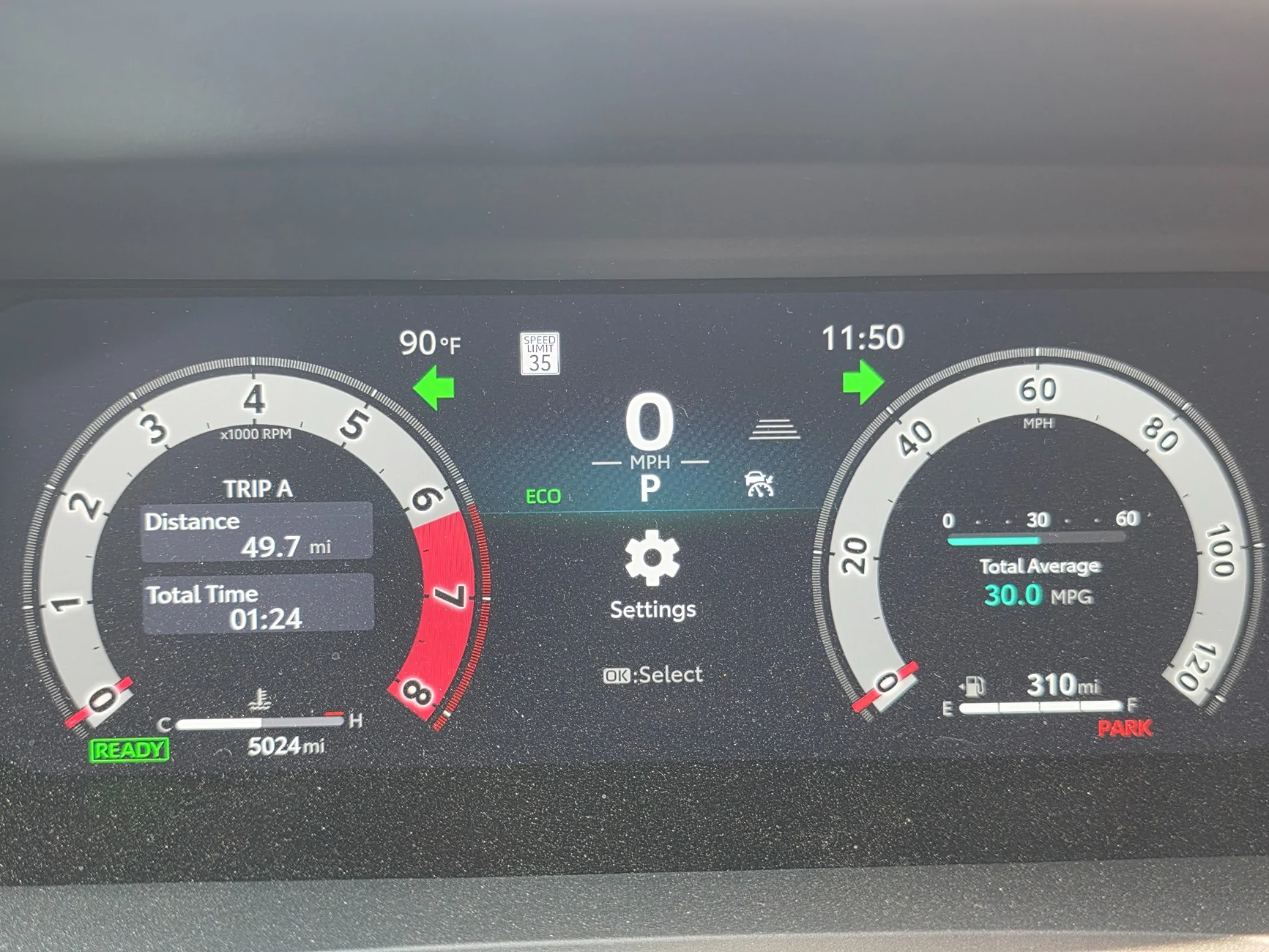 2025 2026 4runner 6th gen Hybrid Real World MPG (iForce Max) - post your model, specs, general driving conditions, results: 20260811_115027