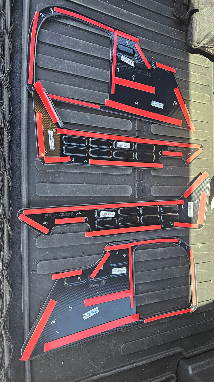 2025 2026 4runner 6th gen Door Panel Scuff Protectors installed - photos / review 20260815_121047