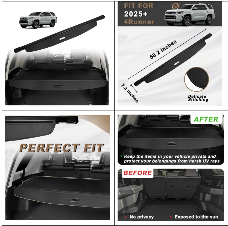 2025 2026 4runner 6th gen ☀️ Summer trunk heat is no joke – what do you do to protect your cargo? 1786936921275-qc