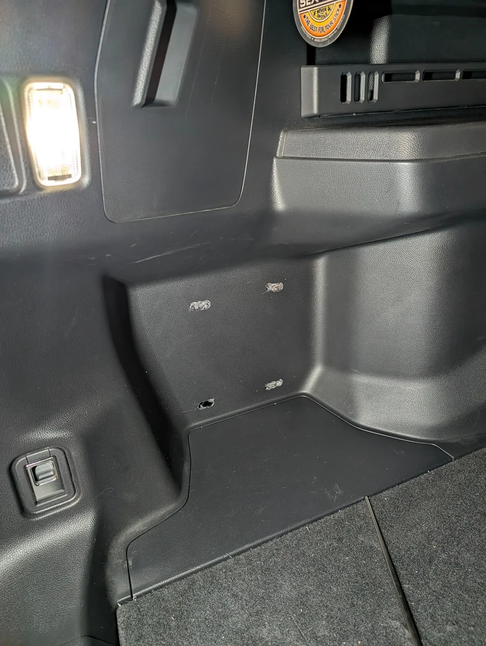 2025 2026 4runner 6th gen Trunk Cubby Mod PXL_20260813_013408375